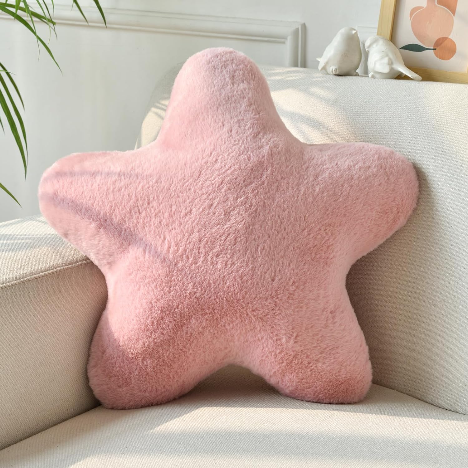 Star Pillow, Decorative Throw Pillows for Bed Couch