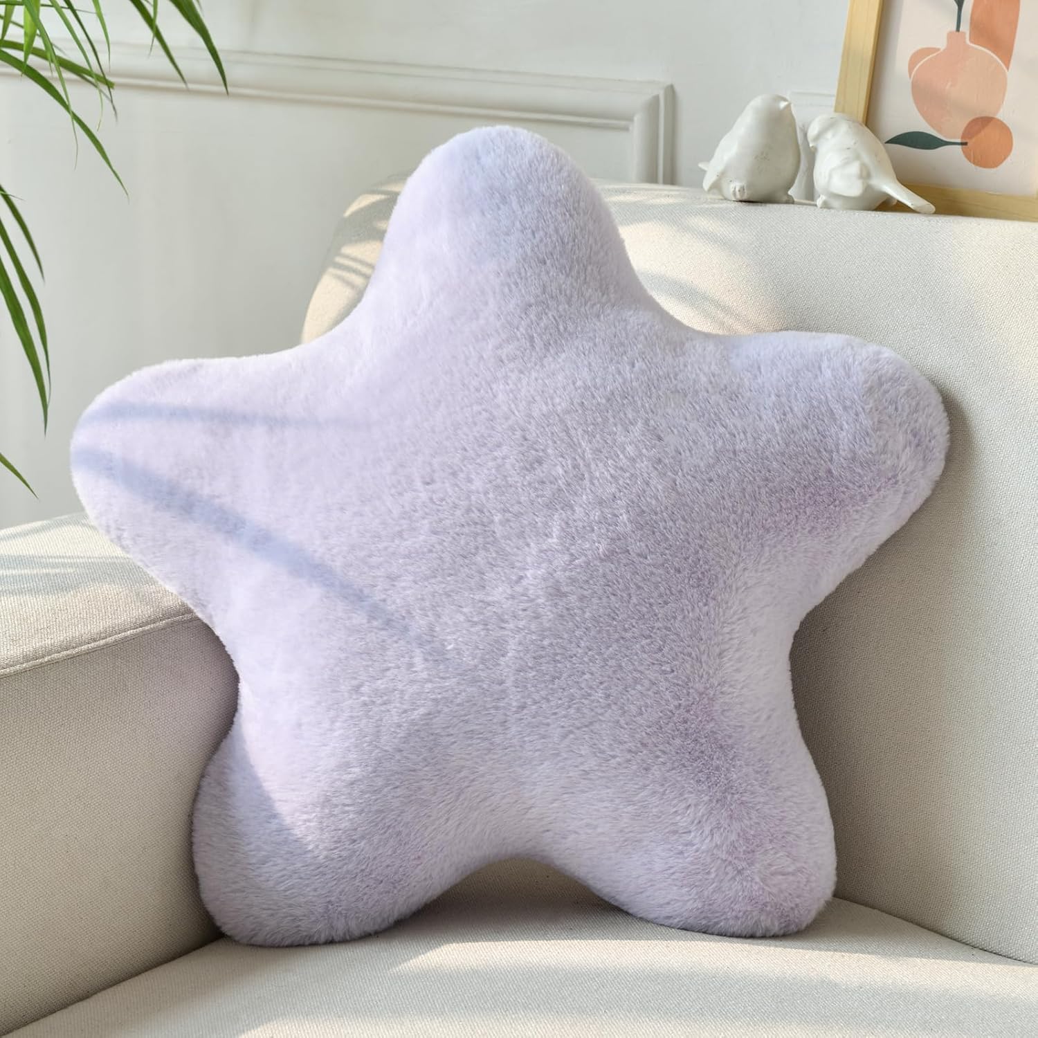 Star Pillow, Decorative Throw Pillows for Bed Couch