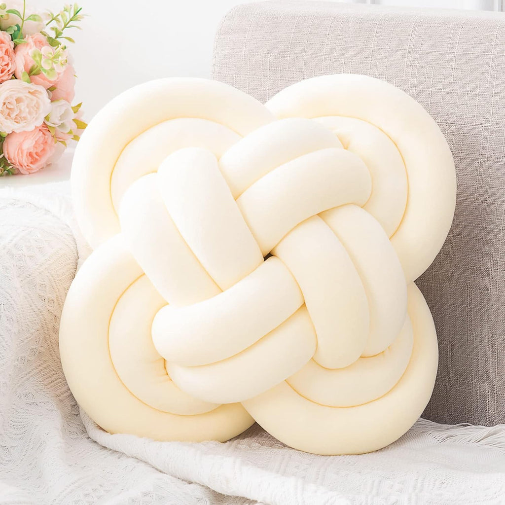 Knot Pillow, Decorative Throw Pillows with Soft Plush for Couch